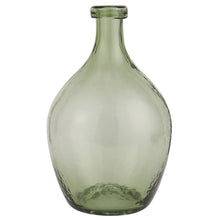 Load image into Gallery viewer, green glass balloon vase
