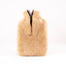 Load image into Gallery viewer, Chesnut Sheepskin Hot Water Bottle Cover
