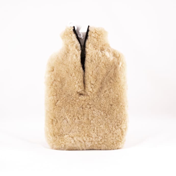 Chesnut Sheepskin Hot Water Bottle Cover